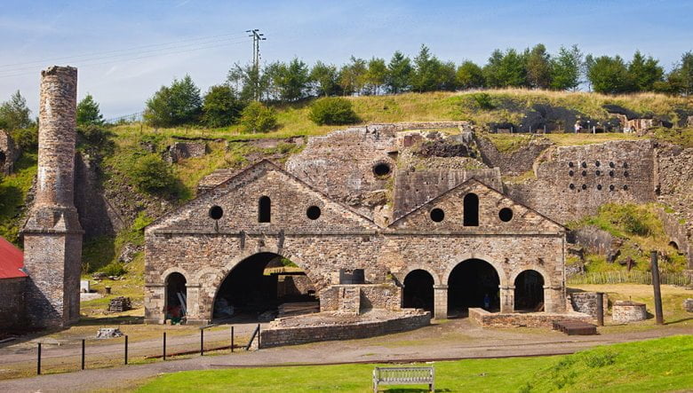 blaenavon ironworks torfaen valleys south industrial archaeology historic sites