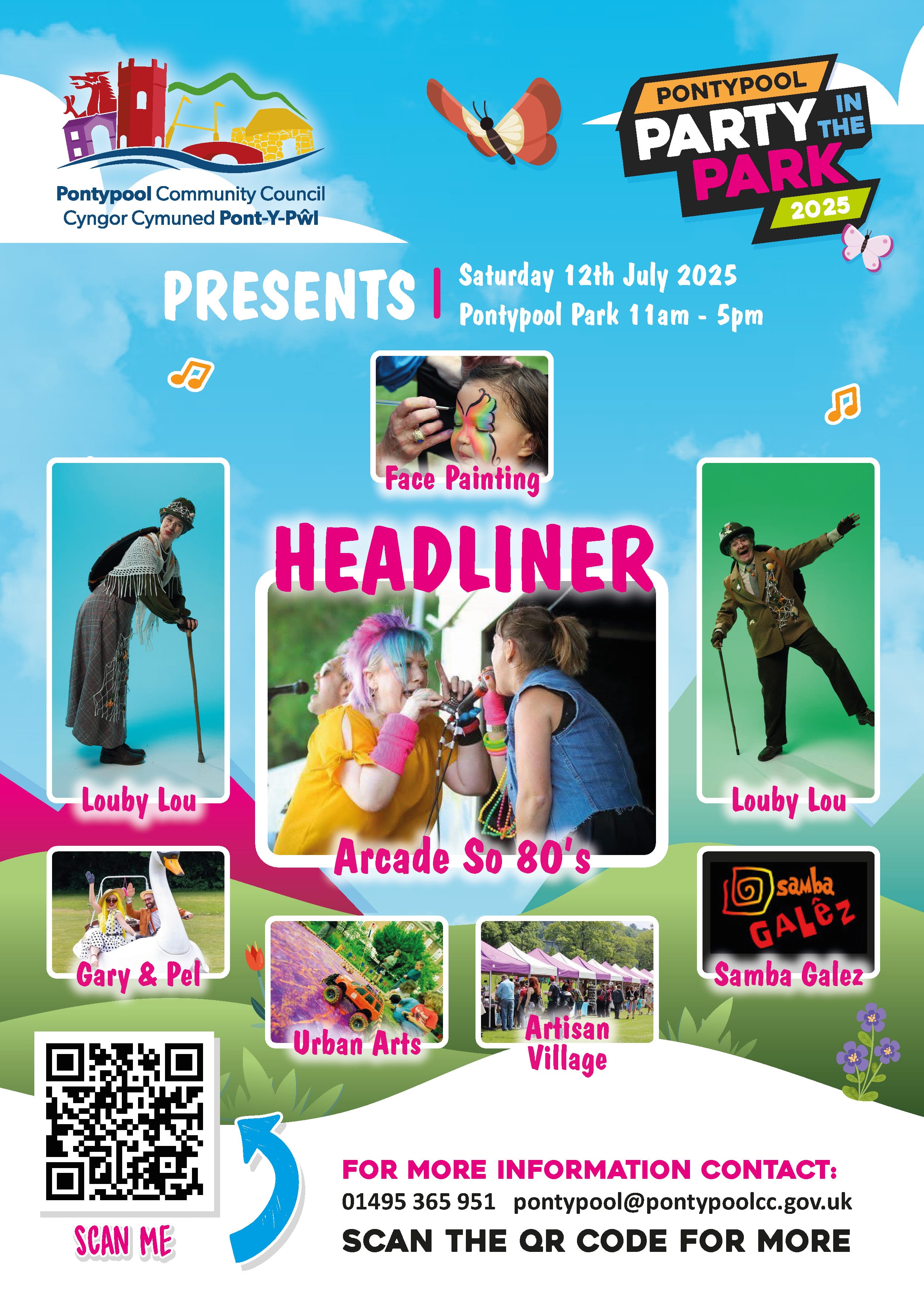 Party in the Park Poster 2023