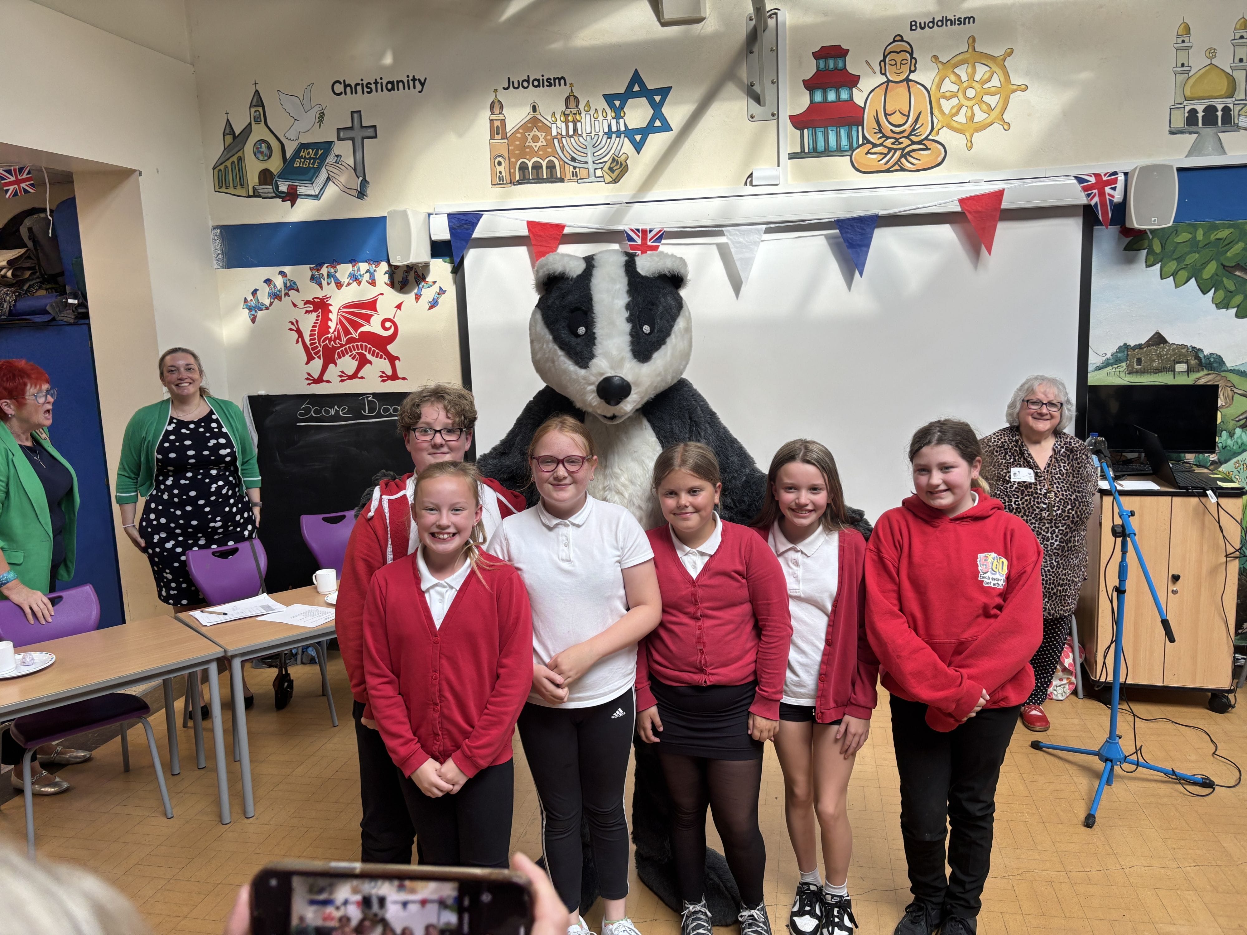 penygarn pupils with gwt badger